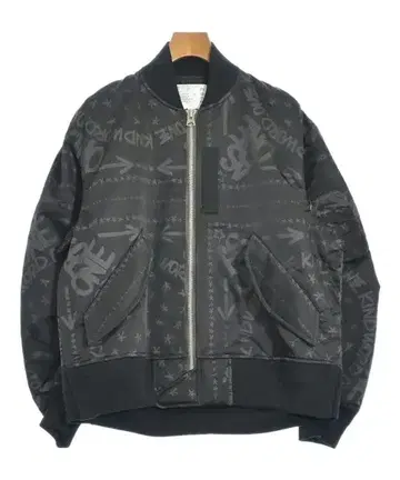 sacai 밀리터리 블루종 남성용