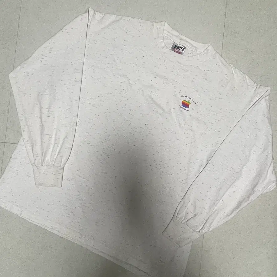 [XL] 빈티지 90's 애플 프로모 롱슬리브