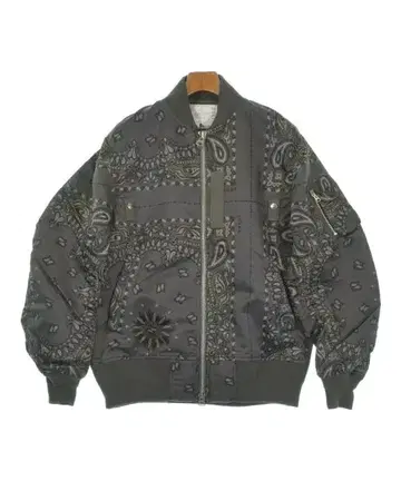 sacai 밀리터리 블루종 남성용