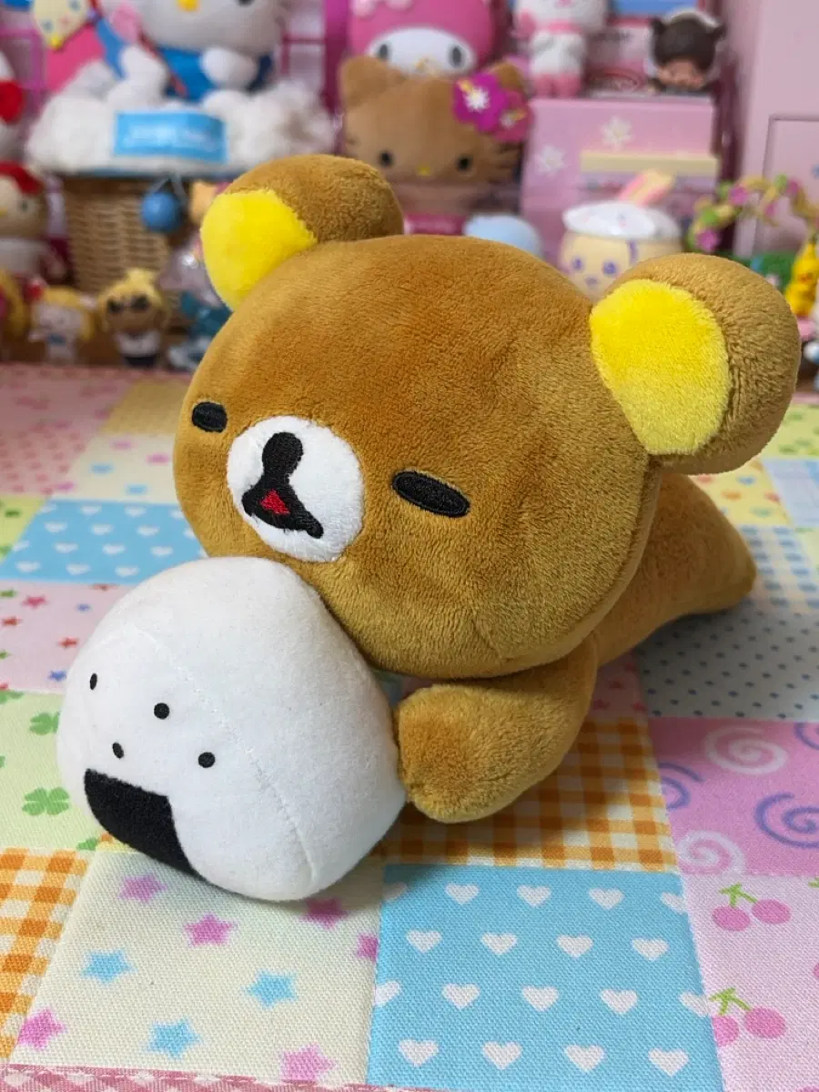 고전 주먹밥 리락쿠마 인형