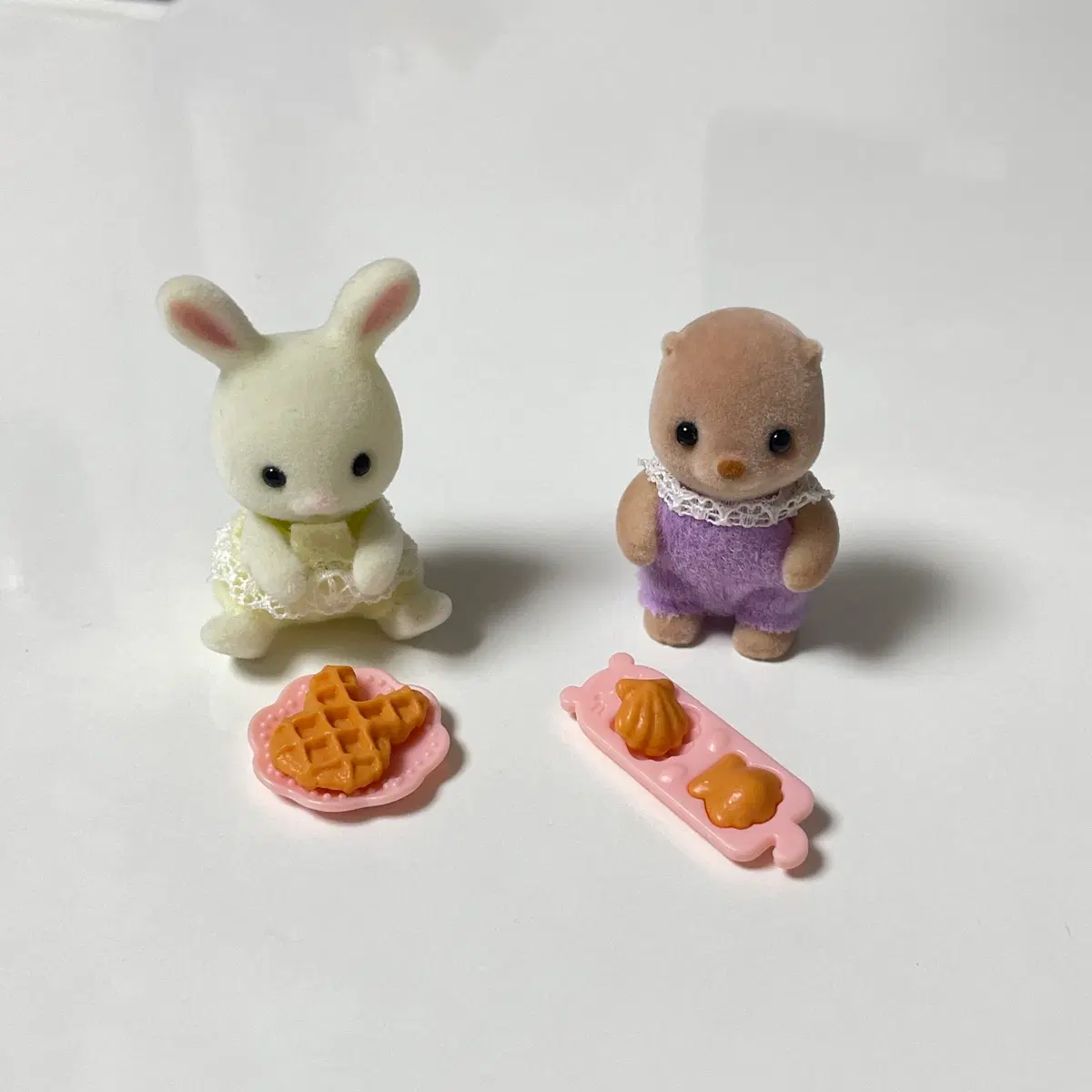 [ 피규어 ] 실바니안 아기디저트 토끼, 해달(수달) 일괄