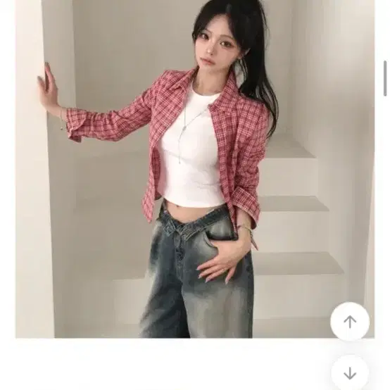 빨간체크셔츠랑멜빵치마