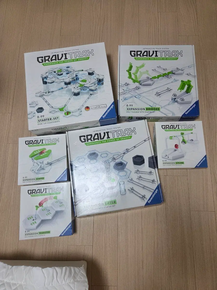 GRAVITRAX 스타터 세트+ 확장팩 5개