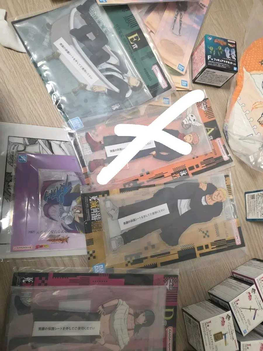 주술회전 아크릴   C D E 미개봉 각 0.5