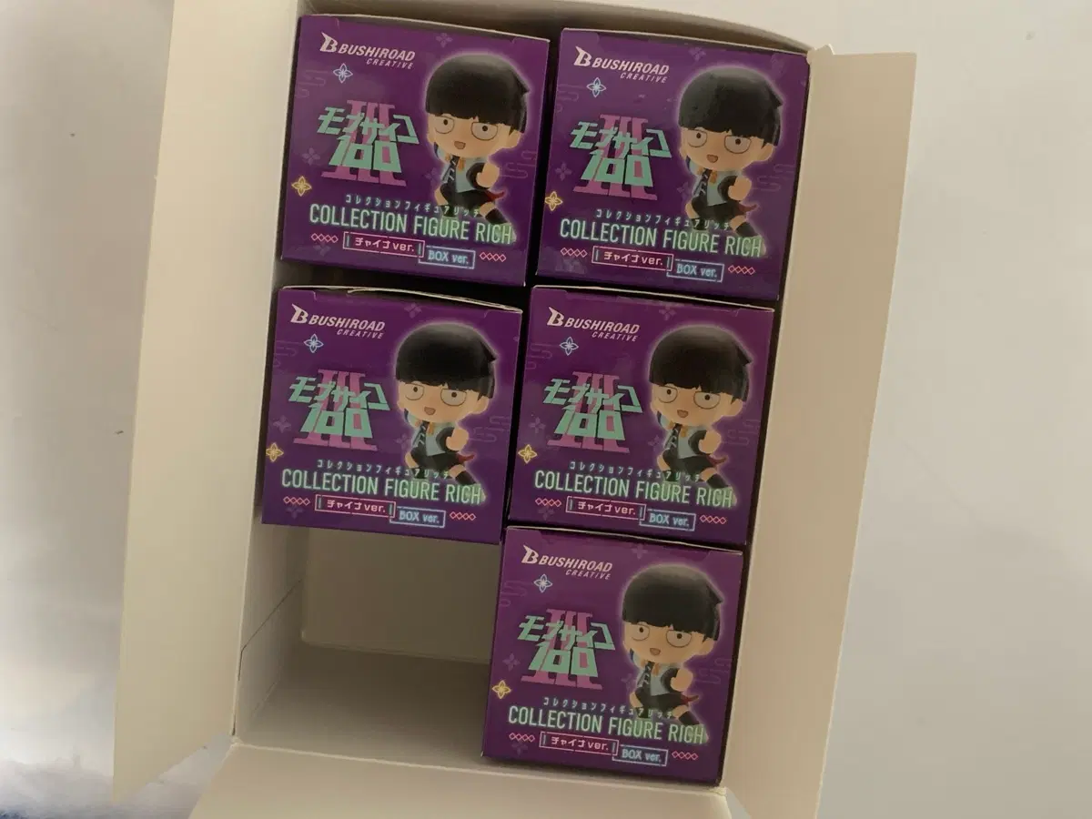 모브사이코100 몹싸 부시로드 차이나 피규어 5종 풀셋