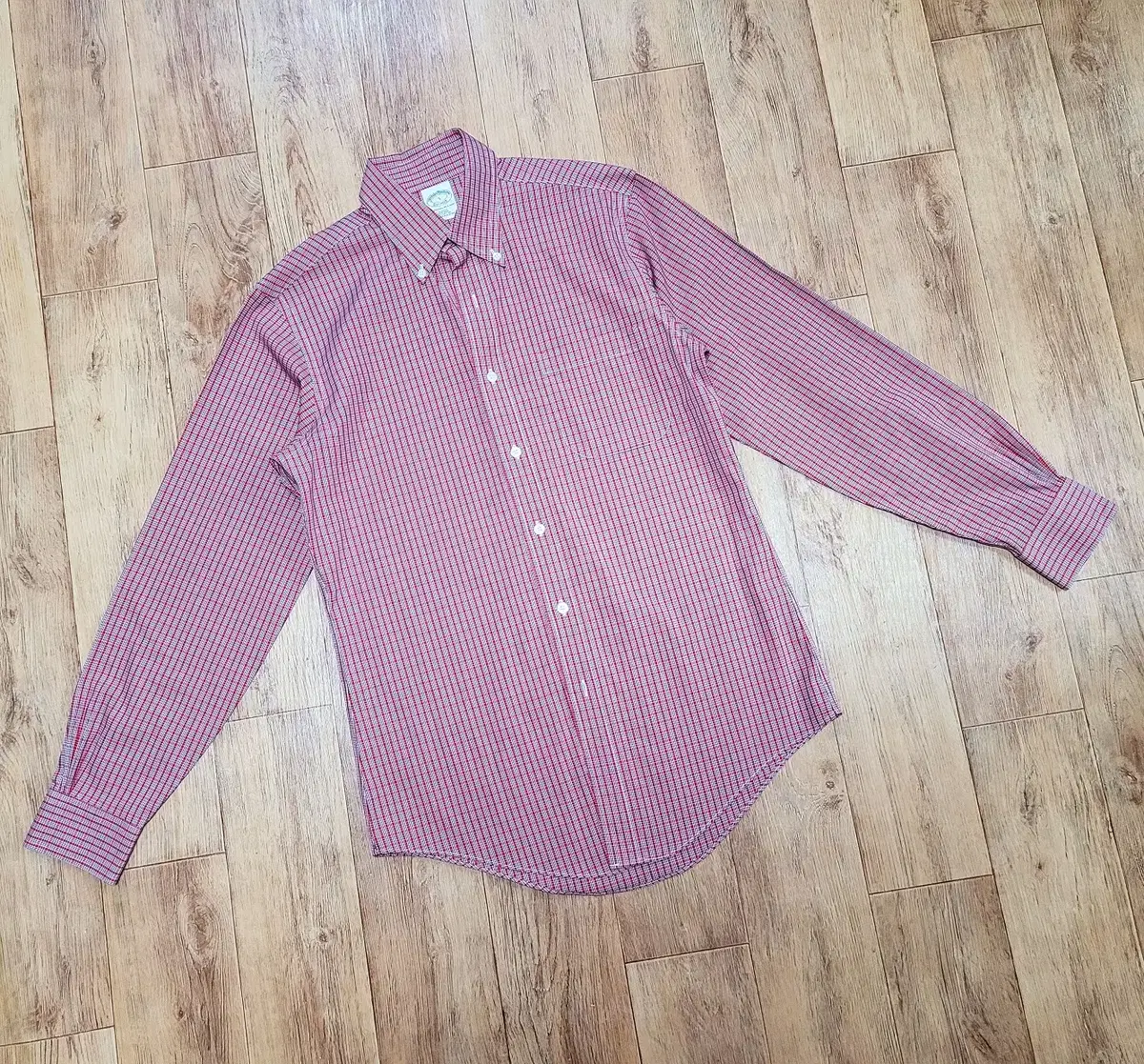 브룩스브라더스(Brooks Brothers) 논아이론 체크셔츠 90-95 새상품