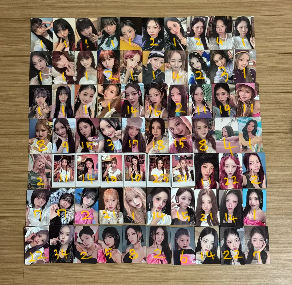 퍼플키스 앨범 포카 일괄 양도 ( 약 1200장 )