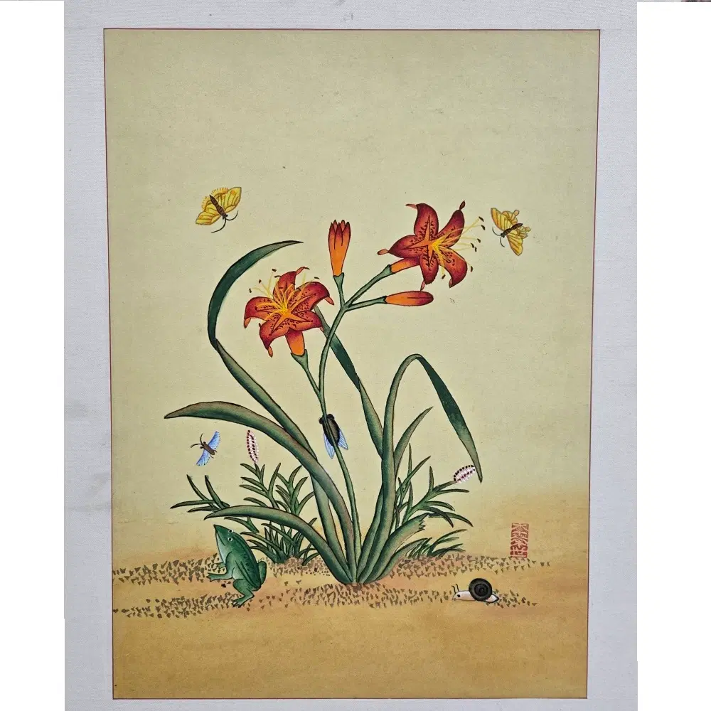 화충도 민화 그림