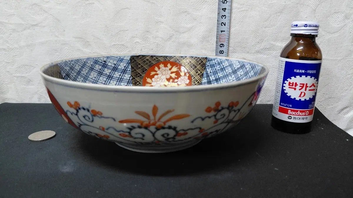 청대 골동 청화백자 범랑 진품 소장품