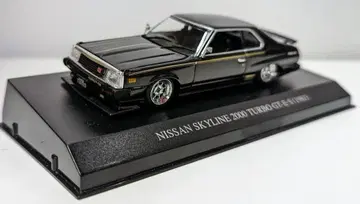 아오시마 1/43 DISM 스카이라인 HT 2000 터보 GT-E S 후기형 커스텀 스타일 (블랙)