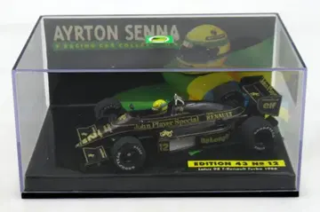 LANG 1/43 AYRTON SENNA RACING CAR COLLECTION Lotus 98 T-Renault Turbo 1986 No.12
