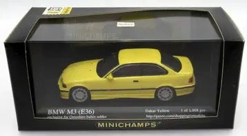 Paul'sModelArt 1/43 MINICHAMPS (오모시로 부품 창고 특주) 433022307 BMW M3 E36 Dakar Yellow