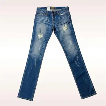 택 포함 새상품 MOUSSY JEANS 데미지 데님 팬츠 27