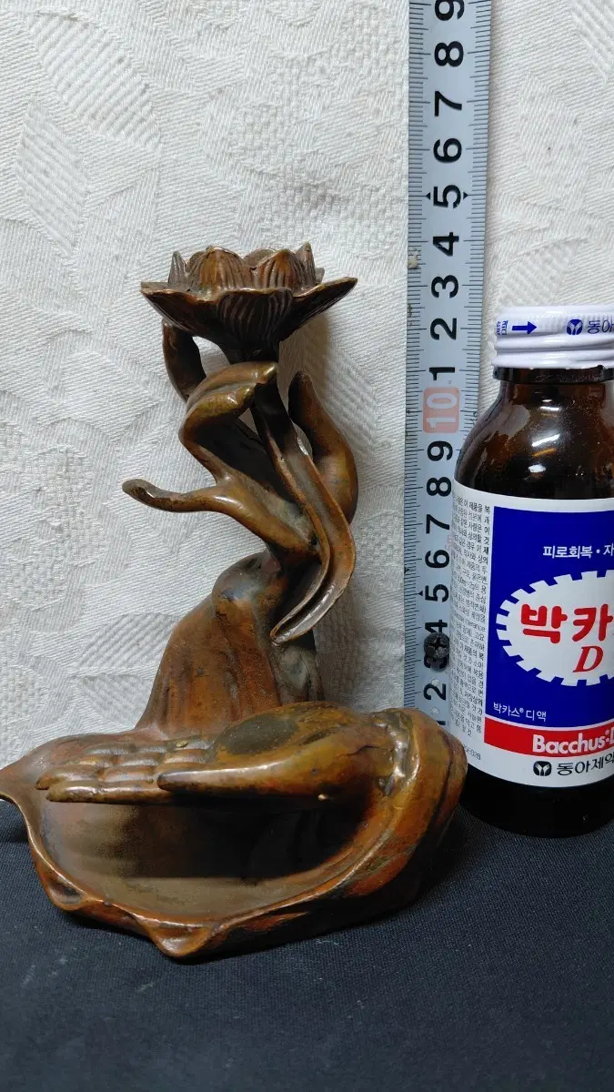 관세음 손바닥 폭포수 단향 황동향로
