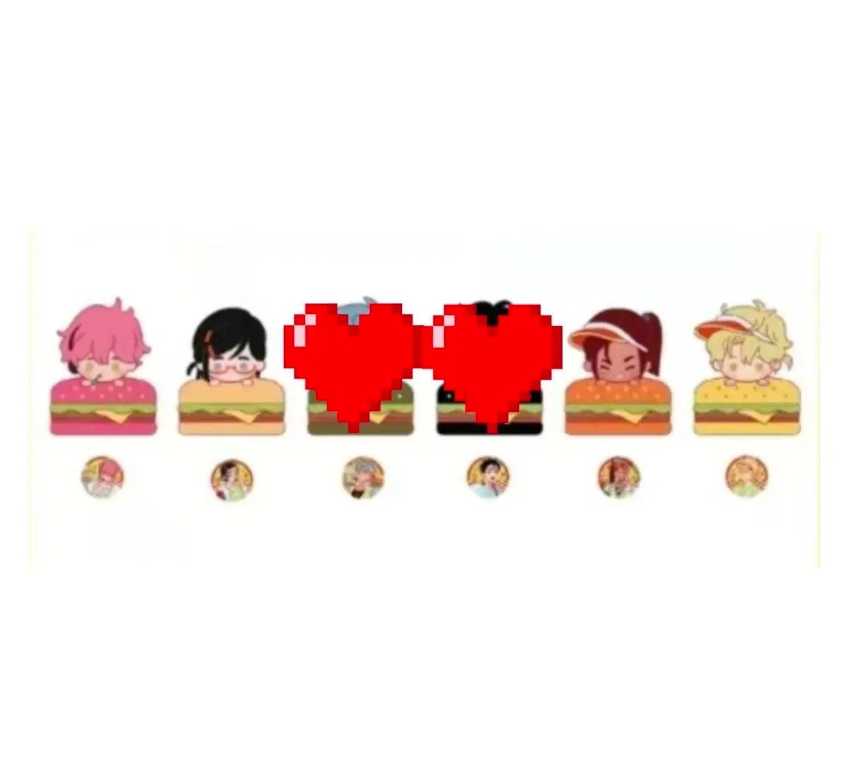에이스테 4주년 팝업 케이크 피규어 분철