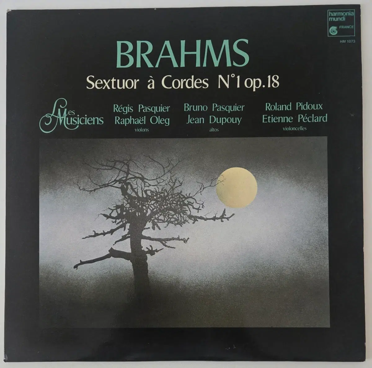 브람스 현악6중주 1번 Op.18 LP ( TAS 선정 오디오파일, 프랑스 Harmonia Mundi )