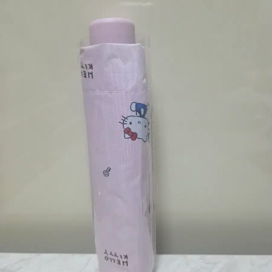 헬로키티 휴대용 3단 우산 핑크