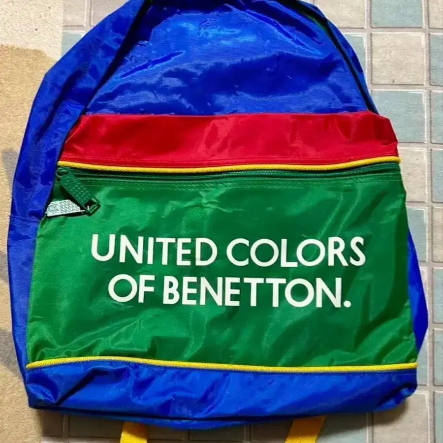 Benetton 90's 고전 빈티지 베네통 올드스쿨 백팩