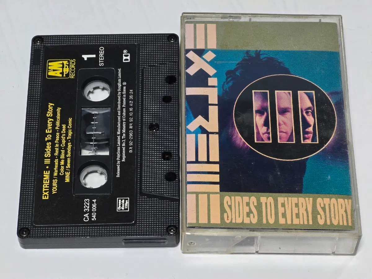 익스트림(Extreme) 3집 - III Sides To Every Story 카세트테이프