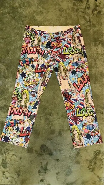 LOUDMOUTH 골프 하프 팬츠 올 패턴 XL
