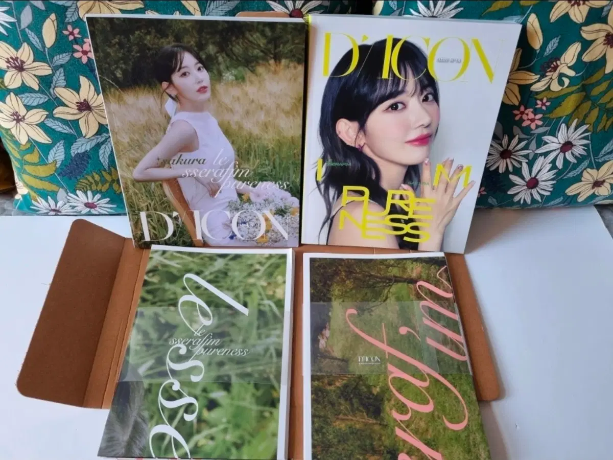 르세라핌 디아이콘 사쿠라 포토북 + 포스터