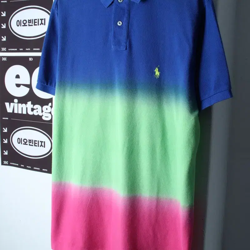 (L-2XL) 폴로 랄프로렌 반팔 카라 티셔츠 그라데이션-H36342