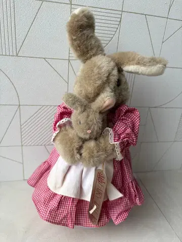FAIRY TALE 봉제 인형 모자 토끼 레트로