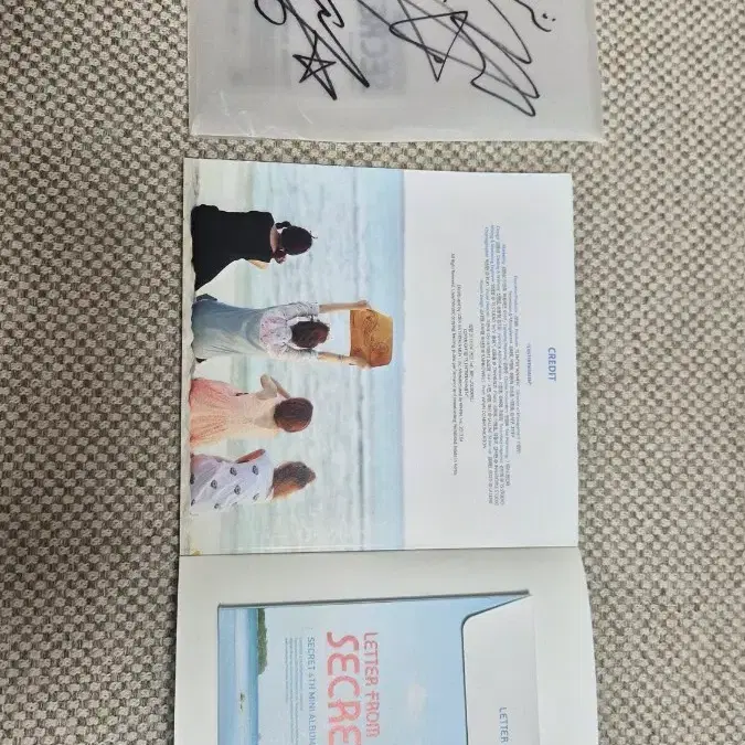 친필싸인] 시크릿(Secret) 미니 4집 Letter from Secret 싸인반