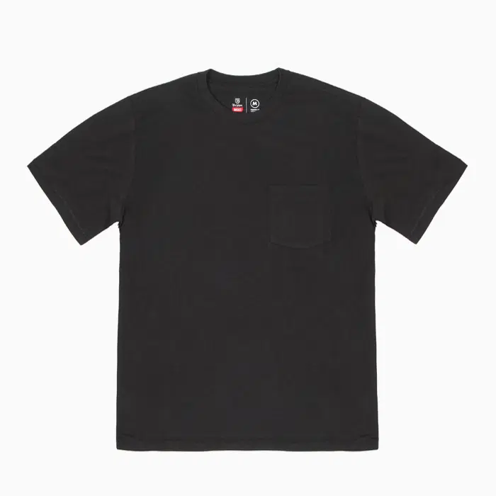 [새상품] 브릭스톤 티셔츠 S사이즈 BASIC S/S POCKET TEE-WASHED BLACK