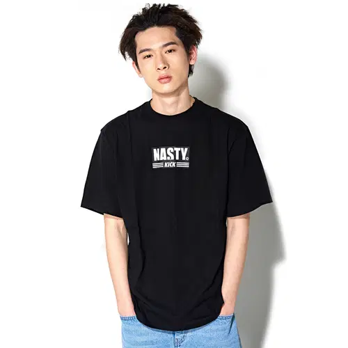 [새상품] 네스티킥 티셔츠 L사이즈 NSTK ORIGIN ESNTL TEE BLACK