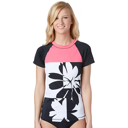 [새상품] 록시 워터스포츠 M사이즈 MOD LOVE SS RASHGUARD-KVJ6