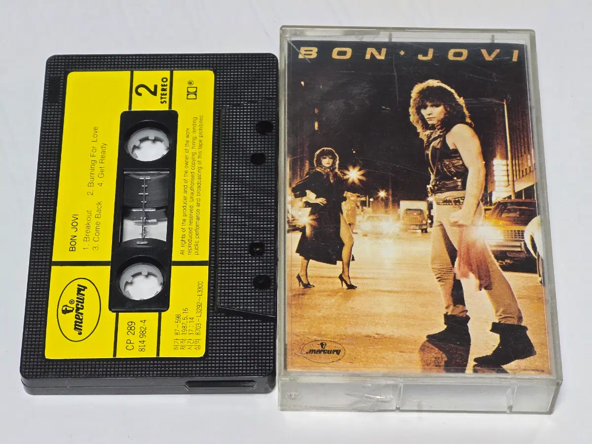 [중고/TAPE] 본 조비 (Bon Jovi) 1집 데뷔 앨범 카세트테이프