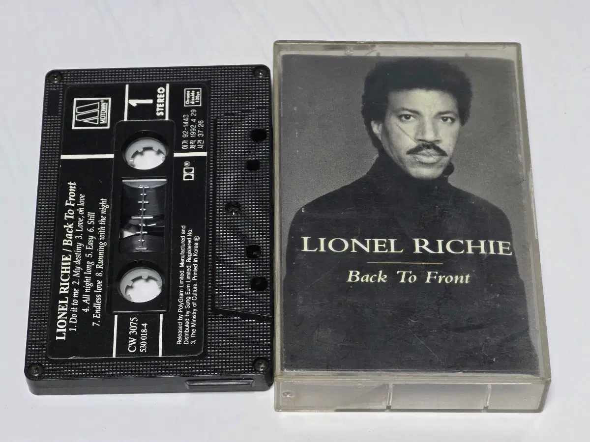 라이오넬 리치(Lionel Richie) - Back To Front 명반 카세트테이프