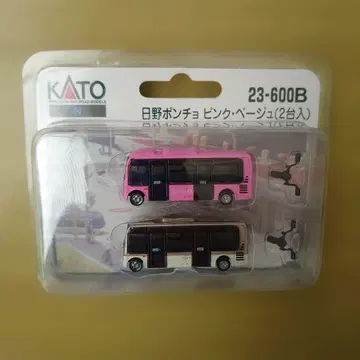 KATO 23-600B 히노 판초 핑크.베이지 2대입 미개봉 새상품