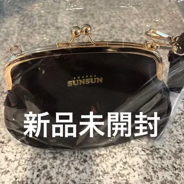순순 가마구치 숄더백 블랙