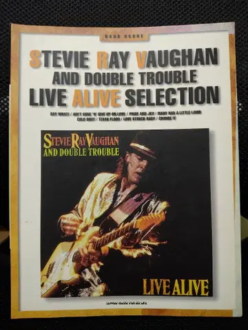 악보집 Stevie Ray Vaughan 라이브 얼라이브