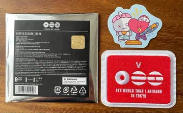 BTS WORLD TOUR ARIRANG 와펜 스티커 V 태태