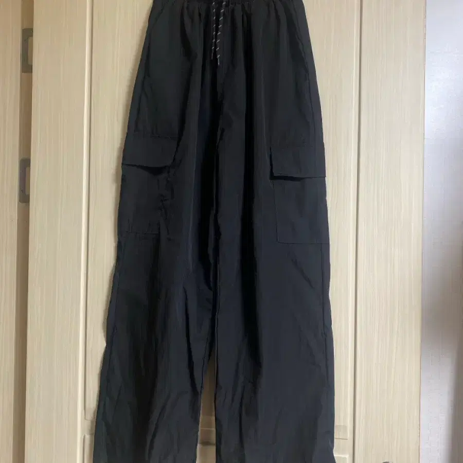 새상품 카고 롱 와이드 팬츠 밴딩