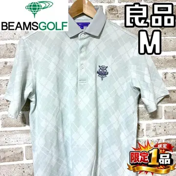 [ 선착순 ] 빔즈 골프 남성용 반팔 피케 셔츠 M 스카이블루/블루