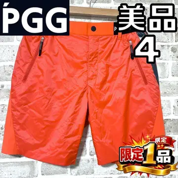 [ 선착순 ] PGG 피이지지 남성용 하프 팬츠 사이즈 4 오렌지