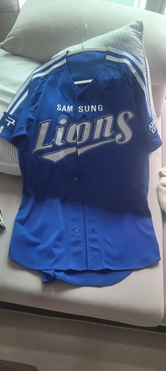 삼선라이온즈 왕조 어웨이 실착 유니폼