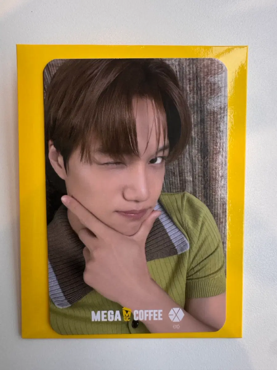 엑소 메가커피 카이 포카