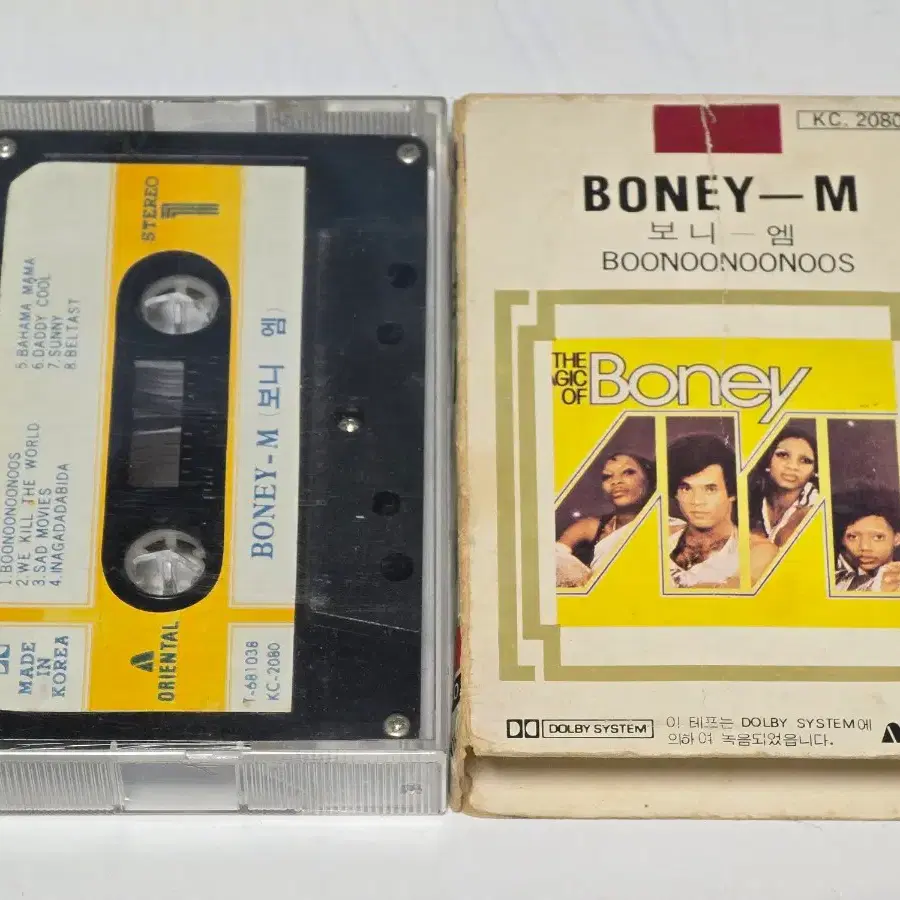 보니엠(Boney M) - Boonoonoonoos 카세트테이프