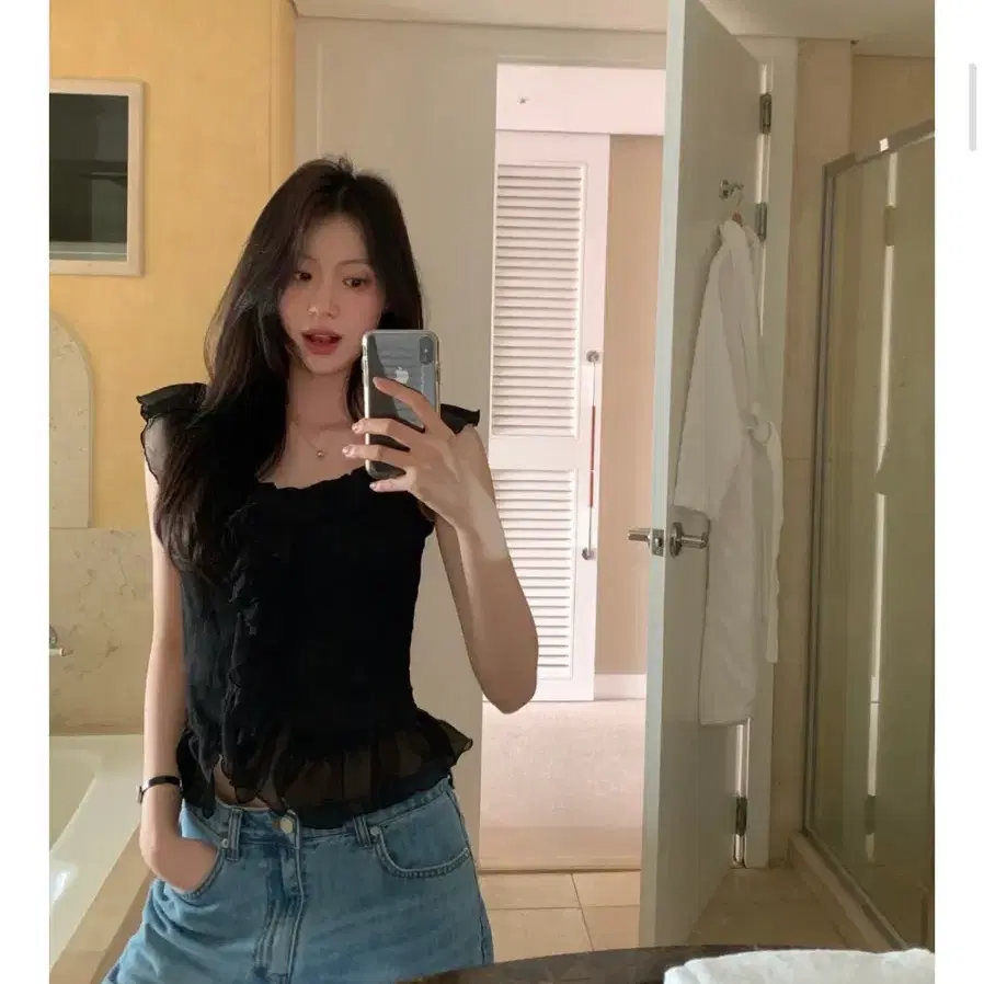 르플레인 Ruby Blouse (Black)