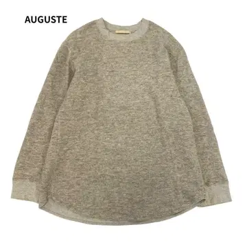 AUGUSTE PRESENTATION 울 코튼 긴팔 티셔츠 L