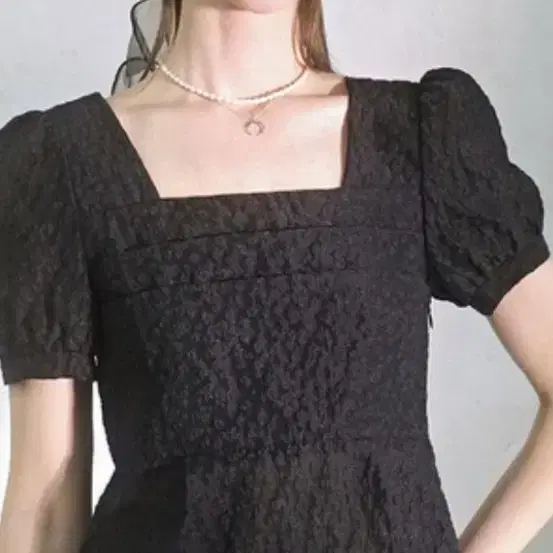 비바셔스 Snow Oganza Smoking Blouse BLACK/M사이즈
