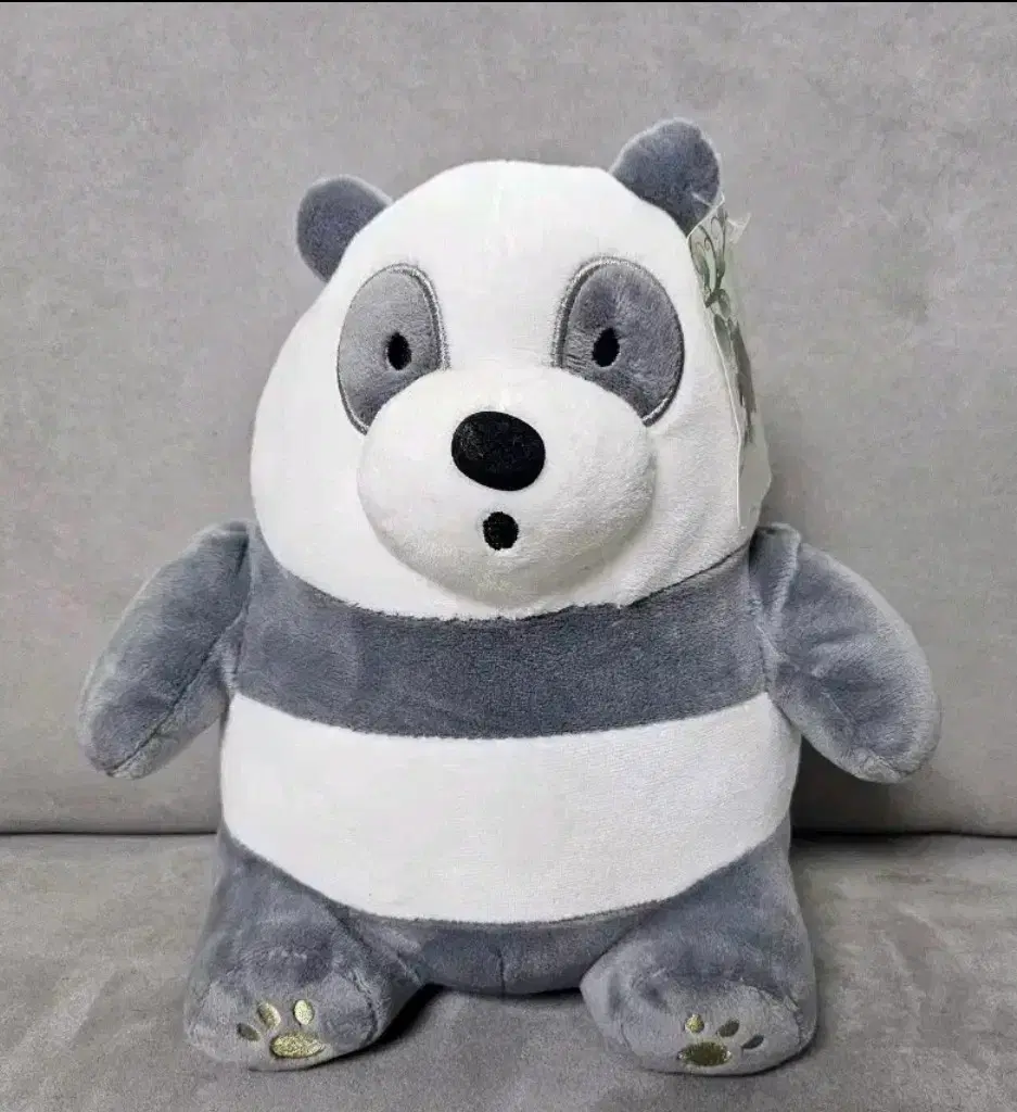 싯팅 판다 중형 인형
