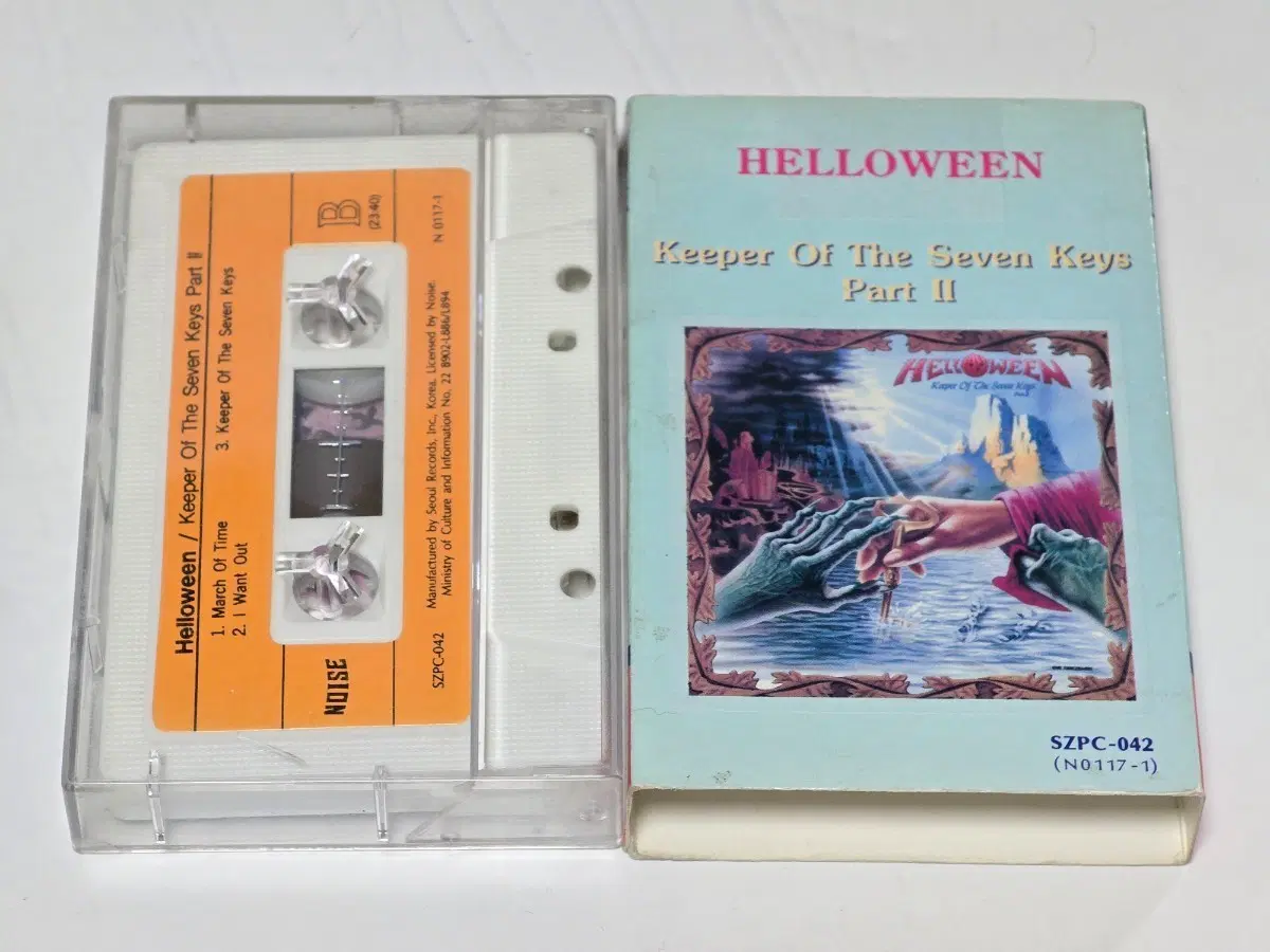 헬로윈(Helloween) - Keeper Of The Seven Keys Part II 카세트테이프
