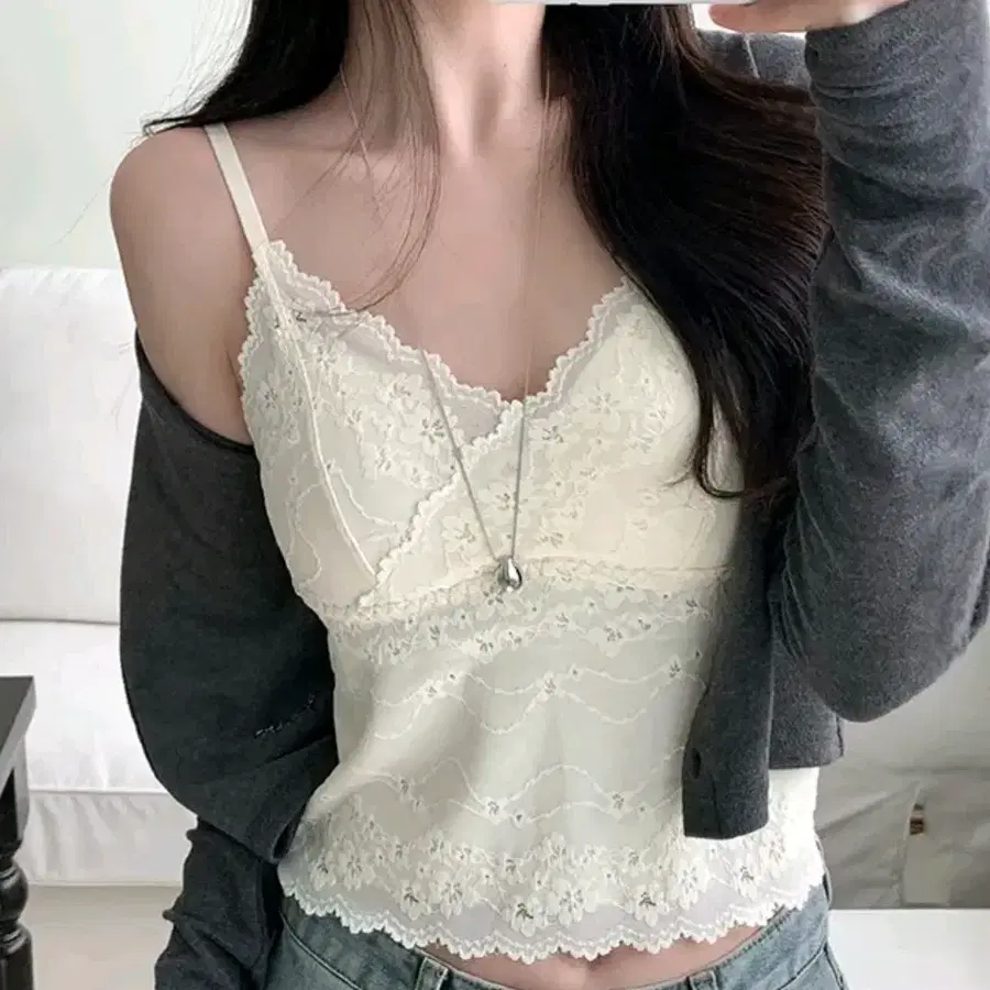 에이블리 레이스 나시