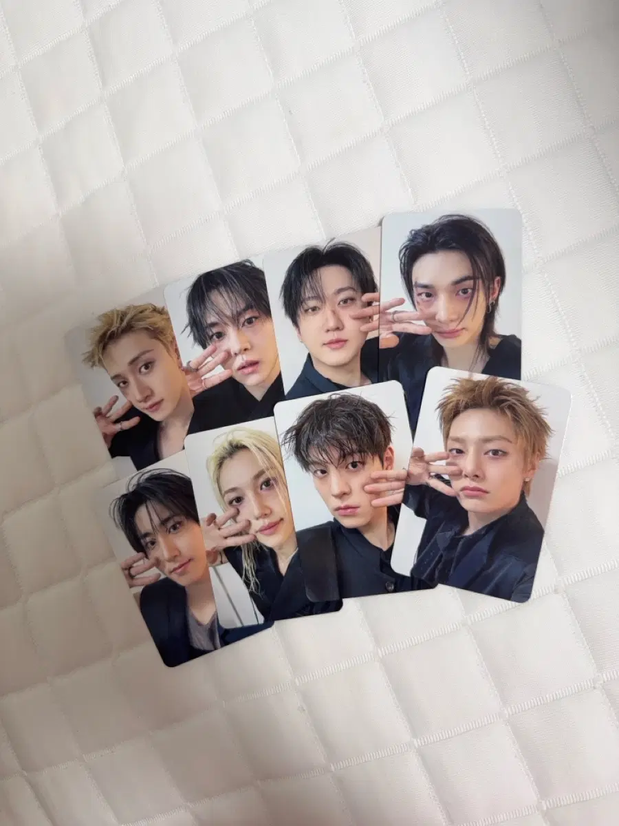 스키즈 스트레이키즈 런잇 콘서트 입장포카 입장기프트 7월 29일 중콘 방찬 리노 창빈 현진 지성 용복 승민 아이엔 포카세트 일괄